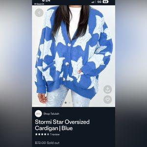 Blue Star Cardigan